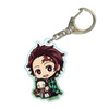 photo of Gyugyutto Acrylic Keychain Kimetsu no Yaiba: Tanjirou Kamado