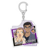 photo of Detective Conan Trading Acrylic Keychain Junk Food: Sonoko & Kyougoku