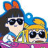 Pop Team Epic Collection Rubber Strap: Popuko & Pipimi