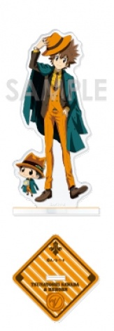 main photo of Katekyo Hitman REBORN! Acrylic Stand ~SUIT STYLE~: Tsuna & Reborn