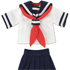 Picco Neemo Wear 1/12 Short Sleeves Sailor Outfit Set II Navy x Red