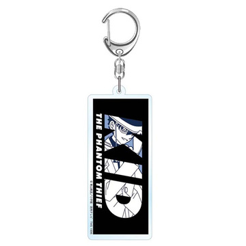 main photo of Detective Conan Logo Series Acrylic Keychain B: Kid the Phantom Thief