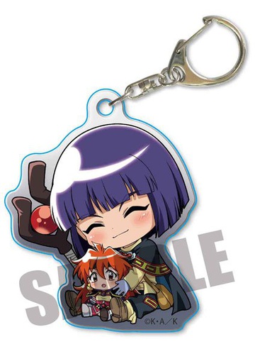 main photo of Gyugyutto Acrylic Keychain Slayers: Xelloss the Priest of Greater Beast