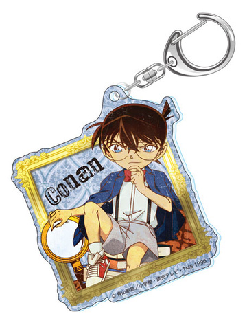 main photo of Detective Conan Vintage Series Acrylic Keychain: Conan