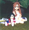 photo of Belldandy and Skuld Child ver.