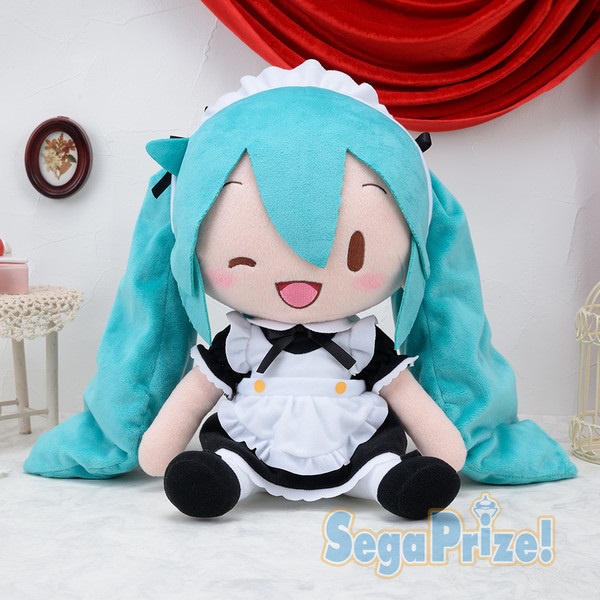 Mega Jumbo Fuwa Fuwa Nuigurumi Hatsune Miku Maid Ver My Anime Shelf