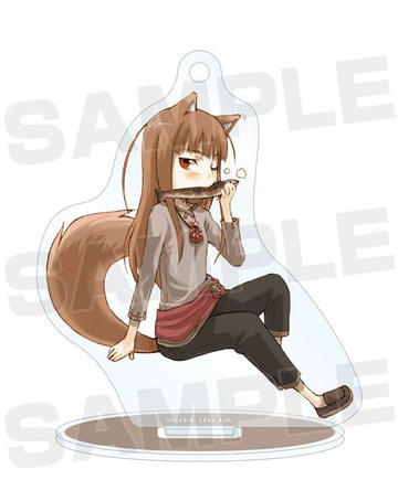 main photo of Spice and Wolf & Wolf and Parchment Trading Acrylic Stand Keychain: Holo