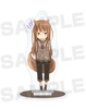 photo of Spice and Wolf & Wolf and Parchment Trading Acrylic Stand Keychain: Holo