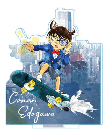 main photo of Detective Conan Wet Color Series -Chase- Accessory Stand: Conan Edogawa