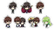 photo of Code Geass: Lelouch of the Rebellion Trading Acrylic Keychain: Lelouch Zero Ver.