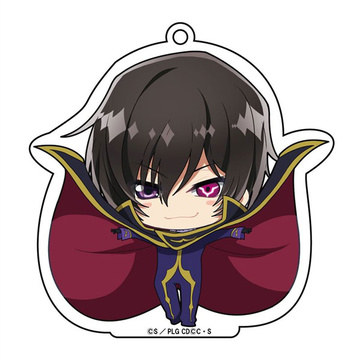 main photo of Code Geass: Lelouch of the Rebellion Trading Acrylic Keychain: Lelouch Zero Ver.