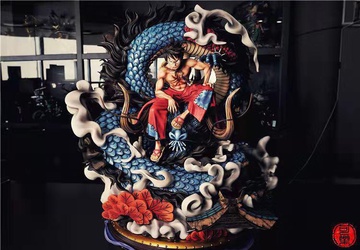 main photo of 1/4 Scale Luffy & Dragon Kaidou