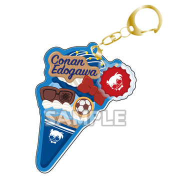 main photo of Detective Conan Motif Acrylic Keychain Ice Cream ver.: Conan Edogawa