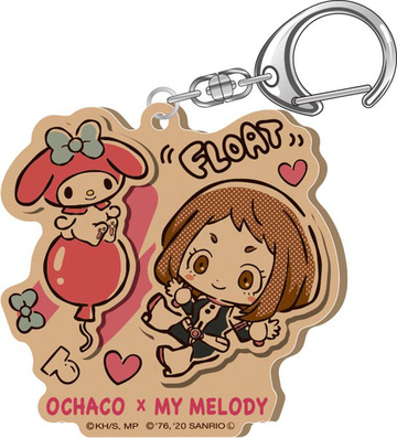 main photo of My Hero Academia x Sanrio Characters Acrylic Keychain: Ochaco x My Melody