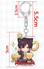 photo of Full-time Master Q Edition Lucky Cat Acrylic Keychain: Wang Jiexi