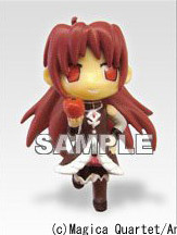 main photo of Puella Magi Madoka Magica Figure Strap with Cleaner: Sakura Kyouko