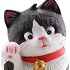miniQ Miniature Cube Sato Kunio's Shoufuku Cat: Black and white Cat (Normal) Happy Come-Come