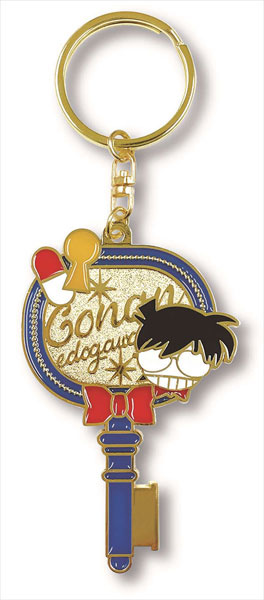 main photo of Detective Conan Stained Glass-style Keychain: Conan Edogawa