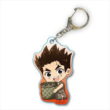 main photo of Gyugyutto Acrylic Keychain Dr.Stone: Ooki Taiju