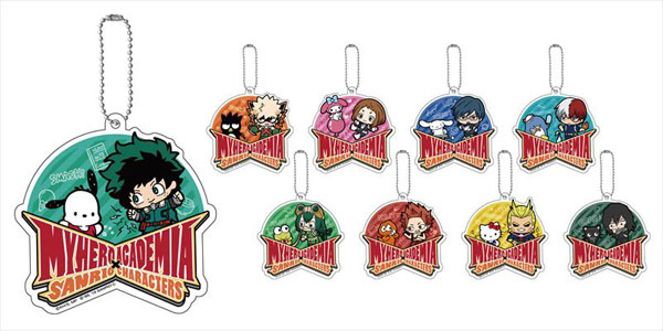 My Hero Academia Bakugou Katsuki Aizawa Shouta Asui Tsuyu Cosplay PVC  Figure Pendant Keychain Keyring Figure Kids Toy 402