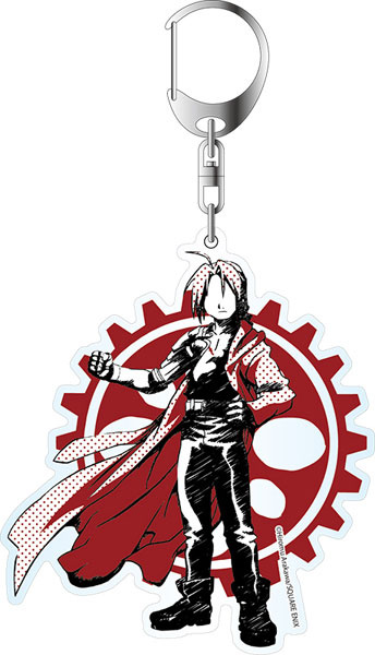 main photo of Fullmetal Alchemist designed by Sanrio Deka Keychain: Edward Elric Snappy design ver.
