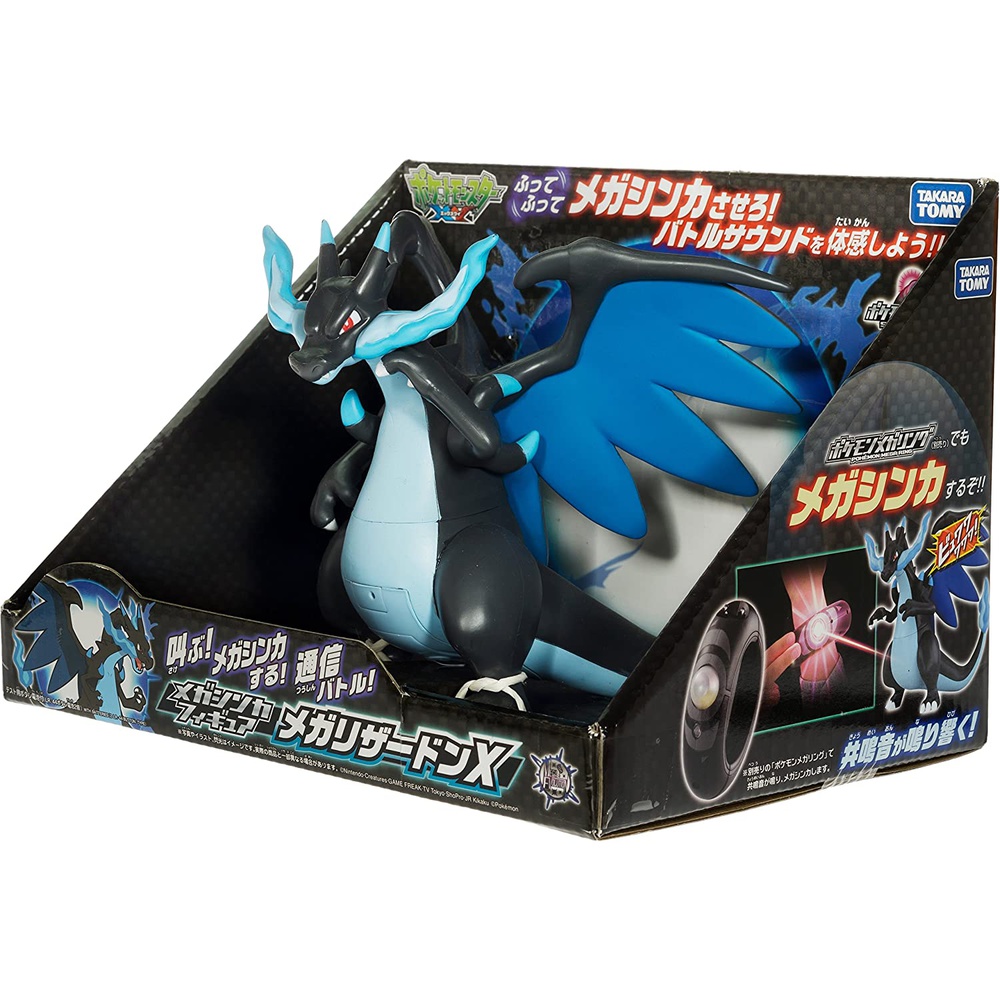 TAKARA TOMY Pokemon Anime Figures Mega Evolution Charizard X Mega