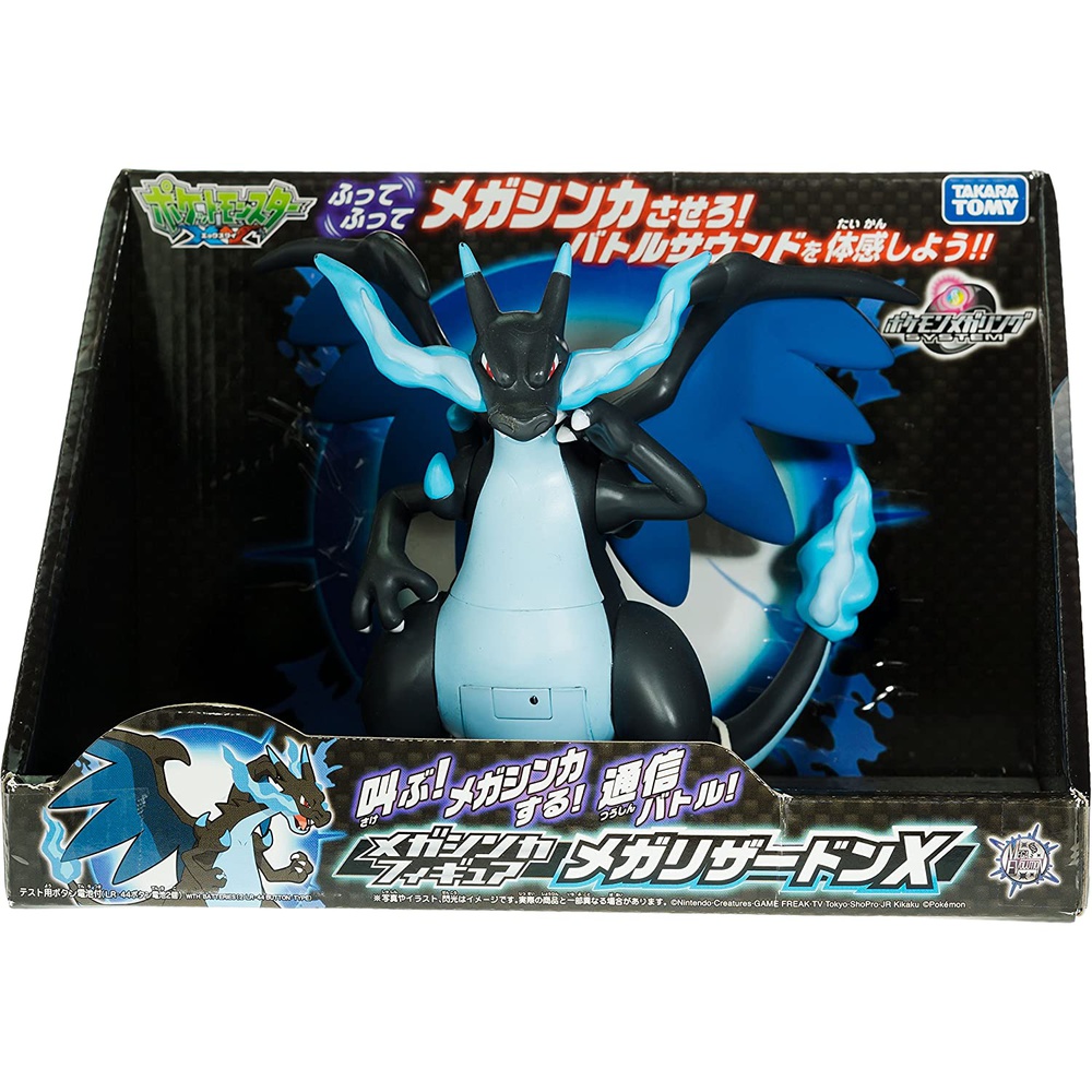 TAKARA TOMY Pokemon Anime Figures Mega Evolution Charizard X Mega