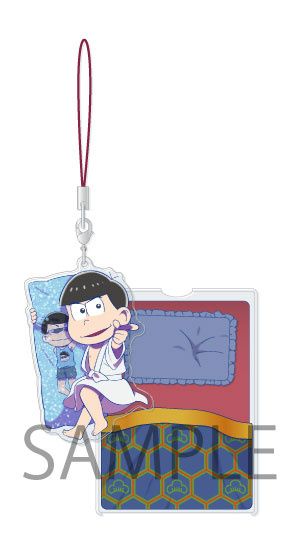 main photo of Osomatsu-san Oyasumi Acrylic Strap: Karamatsu Matsuno