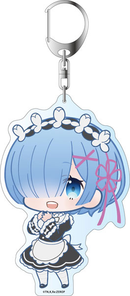 main photo of Re:ZERO -Starting Life in Another World- Memory Snow Deka Keychain PuniChara: Rem