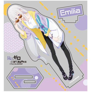 main photo of Re:ZERO -Starting Life in Another World- *2nd Part Acrylic Stand Street Fashion Ver.: Emilia
