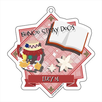 main photo of Bungo Stray Dogs Trading Motif Acrylic Keychain: Lucy M