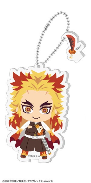 main photo of Demon Slayer Everyone Focus! Mitsumete Acrylic Charm: Kyoujurou Rengoku