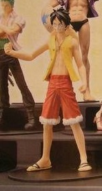 main photo of One Piece Real Figure & Stainless Steel Mug: Monkey D. Luffy