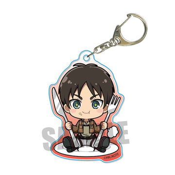 main photo of Gochi Chara Acrylic Keychain Attack on Titan: Eren Yeager