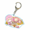 photo of Gyugyutto Folding Fan Keychain Demon Slayer: Mitsuri