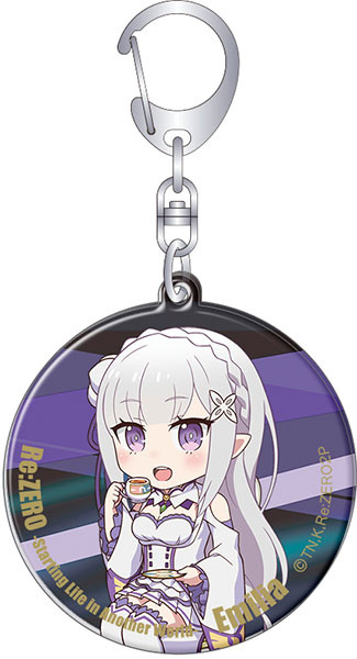 main photo of Re:ZERO -Starting Life in Another World- Epoxy Keychain: Emilia