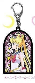 main photo of Sailor Moon Store Original Stained Glass Keychain: Super Sailor Moon
