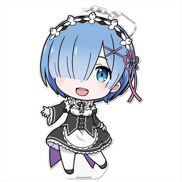 Re:ZERO -Starting Life in Another World- Memory Snow Deka PuniColle!  Keychain (w/Stand): Rem - My Anime Shelf