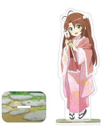 main photo of Non Non Biyori Non Stop New Illustration BIG Acrylic Stand Haregi: Koshigaya Komari