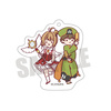 photo of Cardcaptor Sakura Clear Card Acrylic Keychain: Sakura Kinomoto & Syaoran Li