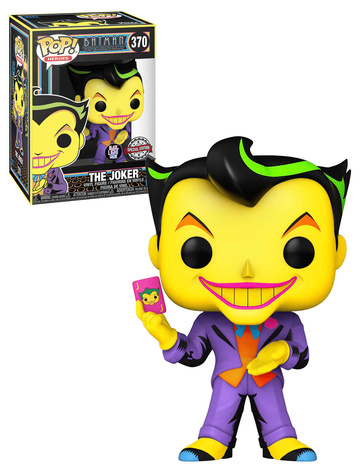 main photo of POP! Heroes #370 The Joker (Black Light)