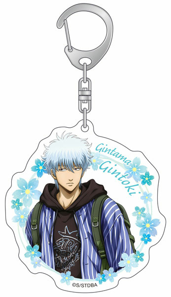 main photo of Gintama Acrylic Keychain: Gintoki