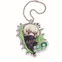 main photo of Puchi Masu Jujutsu Kaisen Acrylic Keychain: Toge Inumaki