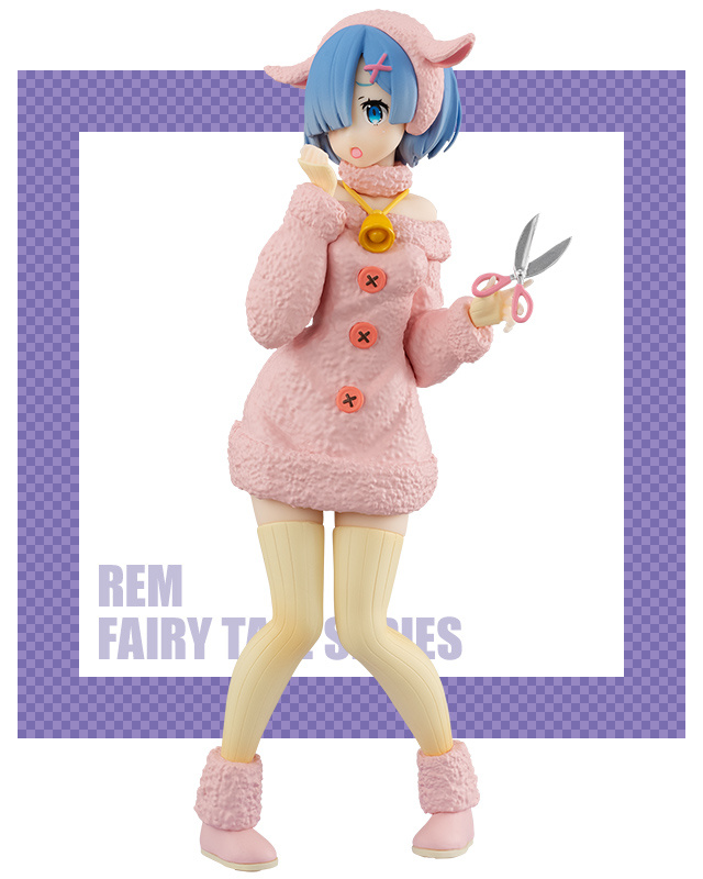 SSS Figure Fairy Tail Serires Rem Wolf and Seven Little Goats Pastel Color  Ver. - My Anime Shelf