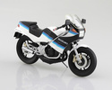 photo of 1/12 Complete Model Motorcycle SUZUKI RG250 Gamma Blue x White