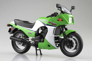 main photo of 1/12 Complete Motorcycle Model KAWASAKI GPZ900R Lime Green
