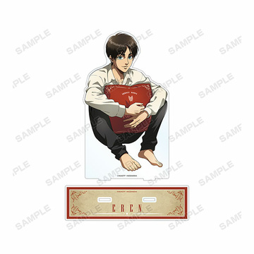 main photo of Attack on Titan New Illustration Relax ver. Extra Large Acrylic Stand: Eren