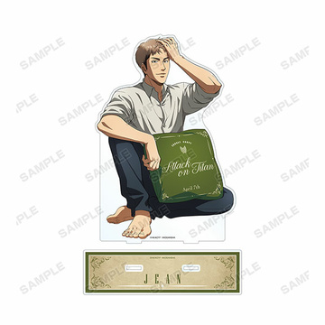 main photo of Attack on Titan New Illustration Relax ver. Extra Large Acrylic Stand: Jean
