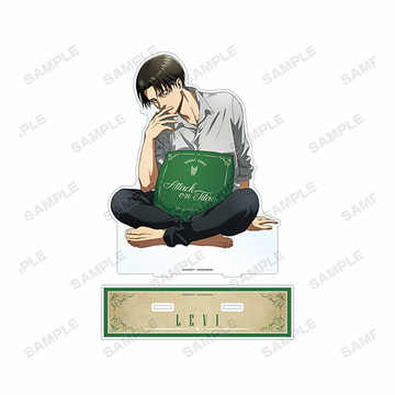 main photo of Attack on Titan New Illustration Relax ver. Extra Large Acrylic Stand: Levi