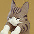 Sakuna: Of Rice and Ruin Long Cat Collectible Miniature Figures: Brown Tabby